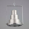 vintage industrial directional ceiling light with tiered body made out of aluminium and glass