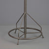 vintage medial stand restored as a floor lamp stand