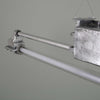 Aluminium vintage industrial tube lighting by REVO
