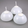 a vintage white opaline pendant light restored for modern use
