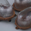 Vintage Industrial Rusted Prismatic Oval Bulkhead