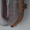 Vintage Industrial Rusted Prismatic Oval Bulkhead