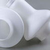 Milk glass retro ceiling lights from 1970's czechoslovakia