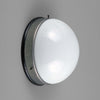 a small round surface mount vintage opaline light