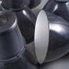 Large vintage industrial grey enamel factory pendant light