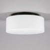 Opaline Glass Vintage Flush Mount Wall Light
