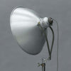 an original 1940's photography studio floor lamp restored for modern interiors
