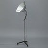 A mid century aluminium floor lamp with large 600mm diameter shade. Originally a photography studio lamp