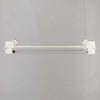 Buy 1950s British Industrial Linear Pendant Lights by G.E.C with the original cream paint colour coating the aluminium housing.