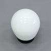 A vintage Flush Opaline Glass Light with black base