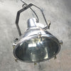 A vintage industrial aluminium cargo ceiling pendant light.