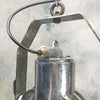 A vintage industrial aluminium cargo ceiling pendant light.