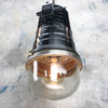 Shop for black industrial ceiling light by EOW. An original Atex light with industrial markings, reclaimed and restored for modern interiors. Compatible with LED light bulbs.