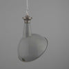 Vintage industrial 1950s grey enamel factory light with angled directional shade by Benjamin Eletrical