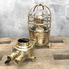 Shop the industrial brass table lamp a reclaimed lamp from an old ship restored for modern interiors.