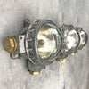 small wall spot lights as a set of 3. Industrial style aluminium wall mounted sport lights.
