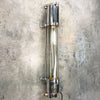 shop our edison long wall light made in aluminium with dimmable Edison LED tubes. A unique vintage industrial tube wall light which we ship worldwide