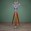 Shop for large antique Nikon 20 x 120 binocular telescope made in Japan by Nippon Kogaku mounted to large hard wood tripod. These are big eye binoculars ideal for long distance viewing. We ship them worldwide with free delivery