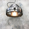 Vintage industrial Aluminium Ceiling Pendant Light. Restored and ready to use.