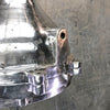 Large industrial ceiling lighting reclaimed from engine rooms. Professionally restored aluminium ceiling light suitable for modern interiors.