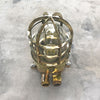 Cage wall light in brass & bronze reclaimed from industrial settings and restored suitable for outdoor use. Also great for modern interiors where you want original industrial features.