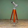 Refurbished military WWII antique binoculars manufactured by Carl Zeiss paired with a hard wood field tripod. Made in the 1940's, this stunning model is the Carl Zeiss BLC Flak 12x60 'T' binoculars.