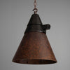 Bakelite conical vintage ceiling light