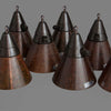Bakelite conical vintage ceiling light
