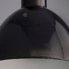 black enamel steel shade on retro factory light