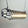vintage industrial 2ft strip light with cage reclaimed industrial lighting fully refurbished. Fitted with T8 LED tubes.