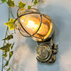 Vintage brass wall sconce by Tranberg reclaimed and restored by Loomlight