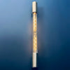 An aluminium and glass long wall light. This industrial style linear light features Edison LED filament tubes. Constructed with sleek aluminium body with a glass tube housing the LED tubes