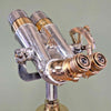 Shop for a refurbished set of antique binoculars paired with a German tripod with brass fittings and hard wood construction. Nikko 15x80 WWII military binoculars originally used for land, sea and air observation.