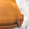 Rusty ceiling light by Loomlight. reclaimed and restored. a bespoke hand applied rust finished has been applied