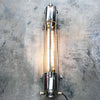 shop our edison long wall light made in aluminium with dimmable Edison LED tubes. A unique vintage industrial tube wall light which we ship worldwide