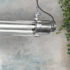 Shop our Vintage ceiling striplight ideal for vintage industrial interiors. It is an old tube light fitted with LED T8 Tubes made by Aqua Signal refurbished by Loomlight.
