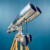 The Fuji Meibo 15×80 binoculars are purpose-built for marine navigation, fishing, and scientific or government observation. A vintage professional-use optical instrument manufactured in Japan by Fuji Photo Optical Co., Ltd. (later known globally under the “Fujinon” name), these big eye binoculars combine a massive 80 mm objective lens, 15× magnification, and rock-solid construction for reliable performance in the harshest environments. Professionally restored by Loomlight and paired with tripod
