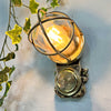 Vintage brass wall sconce by Tranberg reclaimed and restored by Loomlight