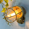 Vintage brass wall sconce by Tranberg reclaimed and restored by Loomlight