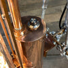 Vintage Copper Steampunk Floor Lamp