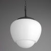 Vintage Teardrop Opaline Pendant Light