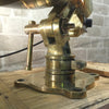 A retro industrial brass, stainless steel and copper naval searchlight table lamp, salvaged & restored.