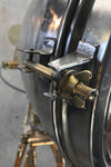 Japanese XL Industrial Stainless Steel & Brass Search Light Tripod