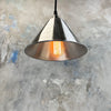 Small Aluminium hanging bedside lights. Ideal down lighting and ceiling lighting for low level and directional illumination