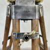Nikon 15 x 80 4 degree naval vintage binoculars finished with bronze veneer and wooden tripod.