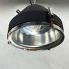 Matt black vintage industrial ceiling light made out of solid steel