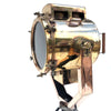 Reclaimed Industrial Copper & Brass Searchlight Tripod Floor Lamp
