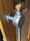 Industrial style galvanised long door handle
