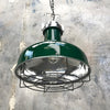 racing green industrial pendant