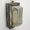 An industrial aluminium bulkhead wall light by General Electric Company made c1995. Reclaimed and restored by hand in UK by Loomlight, ready to be installed either vertically or horizontally.